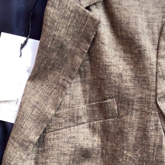 Theory Jackets & Blazers - NEW THEORY TEXTURED LINEN JACKET Size 6